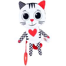 Bali Bazoo Kontrasztos Plüss játék rágókával - Cica kreatív és készségfejlesztő