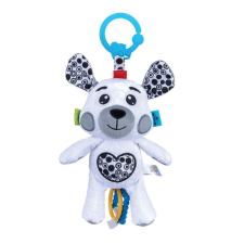 Bali Bazoo Rögzíthető Kontrasztos Zenélő Kutyus bébijáték babakocsira