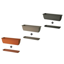  Balkonláda+alj 80cm Top Terra/Teraszláda/ dekorációs kellék