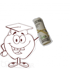  Ballagási ajándék pénzátadó figura dekorációs kellék