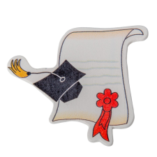  Ballagási fa dísz 5cm dekorációs kellék