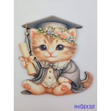  Ballagó figura 24 - Cica dekorációs kellék