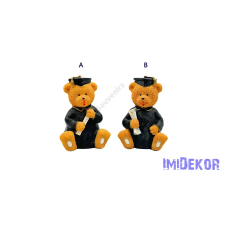  Ballagó maci figura 9x12cm - A dekorációs kellék