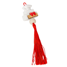  Ballagói sapka, könyv bojttal 13cm dekorációs kellék