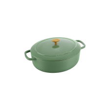 Ballarini Bellamonte Oval Cast Iron Casserole - 4.5 ltr, Green edény
