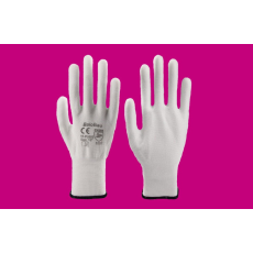 BaloBau Kesztyű precíziós munkákhoz, fehér, 9-es méret, 1 pár