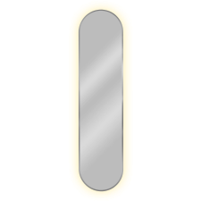 Baltica Design Tiny Border Pastille tükör 40x155 cm ovális világítással ezüst 5904107905679 fürdőszoba kiegészítő