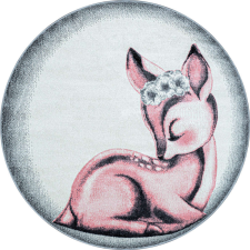 Bambi 850 PINK 120 x 120 -kör szőnyeg lakástextília