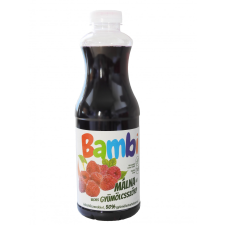Bambi light málna ízű gyümölcsszörp - 1000ml üdítő, ásványviz, gyümölcslé