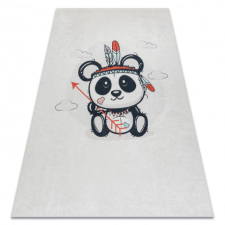 BAMBINO 1129 mosható szőnyeg panda gyerekeknek csúszásgátló - krém 120x170 cm lakástextília