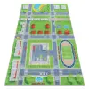  BAMBINO 2624 mosható szőnyeg Város, utcák gyerekeknek csúszásgátló - zöld / szürke 200x290 cm