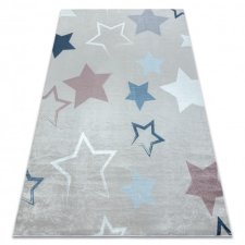  BAMBINO 48130 mosható szőnyeg Csillagok gyerekeknek csúszásgátló - bézs / szürke 120x170 cm lakástextília