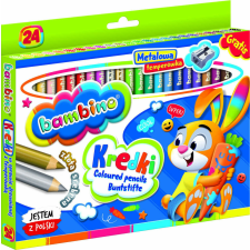BAMBINO Fakeretes ceruzák 24 színű + hegyező hegyező