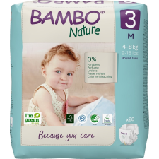  BAMBO Nature Egyszer használatos pelenkák 3 M (4-8 kg) 28 db pelenka