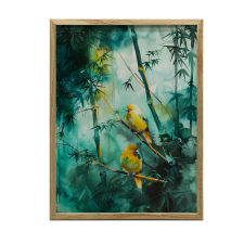 BAMBUS IDYLLA VÁSZON KERET NÉLKÜL 50x70 CM PREMIUM grafika, keretezett kép