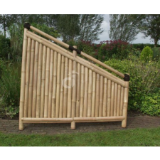 Bambus z kerítés design térelválasztó 180x90/180 cm natúr kerti bútor