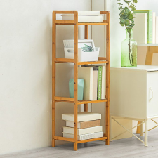 Bambusz polc fürdőszobába konyhába 4 szintes 100x25x35cm BAM04-100 fürdőszoba bútor