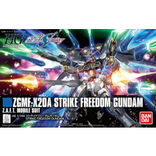  BANDAI HG ZGMF-X20A STRIKE FREEDOM GUNDAM 1/144 55610 makett
