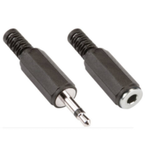 Bandridge Audió Csatlakozó Készlet 3.5 mm Fekete villanyszerelés