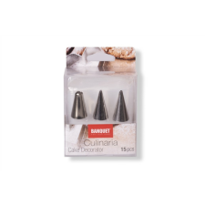 Banquet 15 részes Banquet Culinaria eldobható habzsákos tortadíszítő készlet sütés és főzés