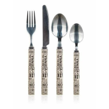 Banquet CAPITAL rozsdamentes acél evőeszközkészlet műanyag fogantyúval, 24 db tányér és evőeszköz