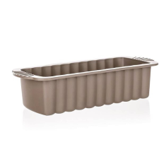 Banquet CULINARIA Gyümölcskenyér forma, szilikon, 27,5×11×6,5 cm, Latte edény