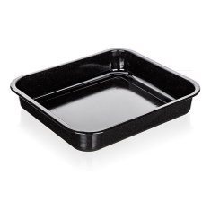 Banquet CULINARIA Zománcozott, 41 × 37 × 7 cm, fekete sütés és főzés