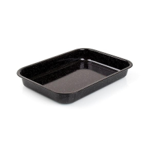 Banquet CULINARIA zománcozott sütőedény Black, 42×29×6 cm sütés és főzés