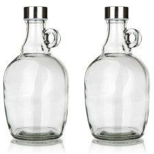 Banquet Declan üveg demizsonkészlet fedéllel, 2db, 1,1 l üdítős pohár