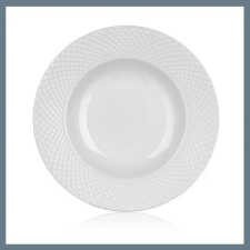 Banquet DIAMOND LINE mély kerámia tányér, 22,2 cm, fehér 60322120 tányér és evőeszköz