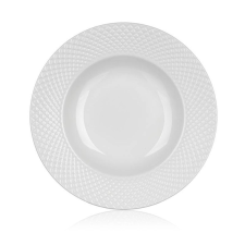  BANQUET DIAMOND LINE mély kerámia tányér, 22,2 cm, fehér 60322120 tányér és evőeszköz