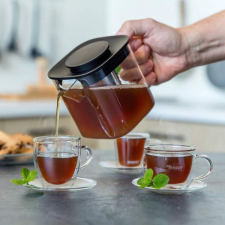  BANQUET Duplafalú csésze csészealjjal DOBLO 80 ml, széles 04205033 bögrék, csészék