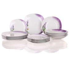 Banquet étkezőkészlet 18db LAVENDER A02563 tányér és evőeszköz