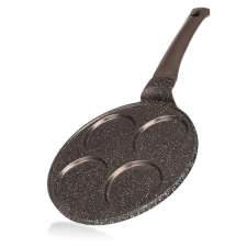 Banquet GRANITE Dark Brown Tarkedlisütő, tapadásmentes felület, 4 lyukú, 26 cm edény