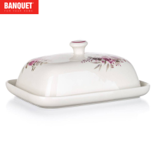  BANQUET kerámia vajtartó Rose 18 x 13,4 x 8 cm 60322086 konyhai eszköz