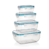 Banquet LEYA Műanyag tálkészlet 0,4/0,8/1,4/2,3 l, 4 db