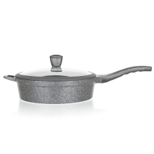 Banquet Mély serpenyő GRANITE 28 cm, fedővel edény