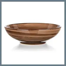 Banquet PALAS Mélytányér 18 cm, barna 
60322815 tányér és evőeszköz