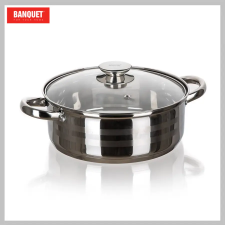 Banquet Rozsdamentes acél serpenyő LIVING 6.6 l 48721973-A edény