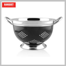 Banquet Rozsdamentes acél szűrőedény AVANZA 21 cm, szürke 15851822GR edény