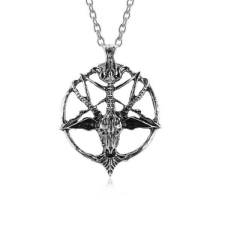 Baphomet medál, nyaklánccal medál