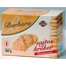 Barbara Barabara gluténmentes sajtos kréker 180g csokoládé és édesség