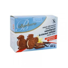 Barbara Barbara gluténmentes kakaós keksz vanília tölt. étbevonatos 150 g reform élelmiszer