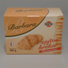 Barbara Barbara gluténmentes kréker sajtos 150 g csokoládé és édesség