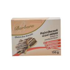  Barbara gluténmentes kajszis kakaós vaníliás linzer 150 g csokoládé és édesség