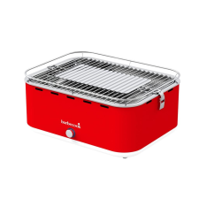 BARBECOOK Carlo asztali faszenes grill 44x33x21cm piros (BC-CHA-1019) grillsütő