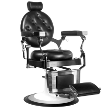 Barber Szék IMPERATOR Fekete szépségápolási bútor