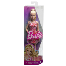  BARBIE BABA BARBIE FASHIONISTA SZŐKE BABA LÓFAROK HAJJAL ÉS VIRÁGOS RUHÁBAN baba