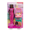  Barbie babaorvos sötét hajú baba