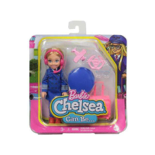 Barbie: Chelsea pilóta karrierbaba 15cm - Mattel baba